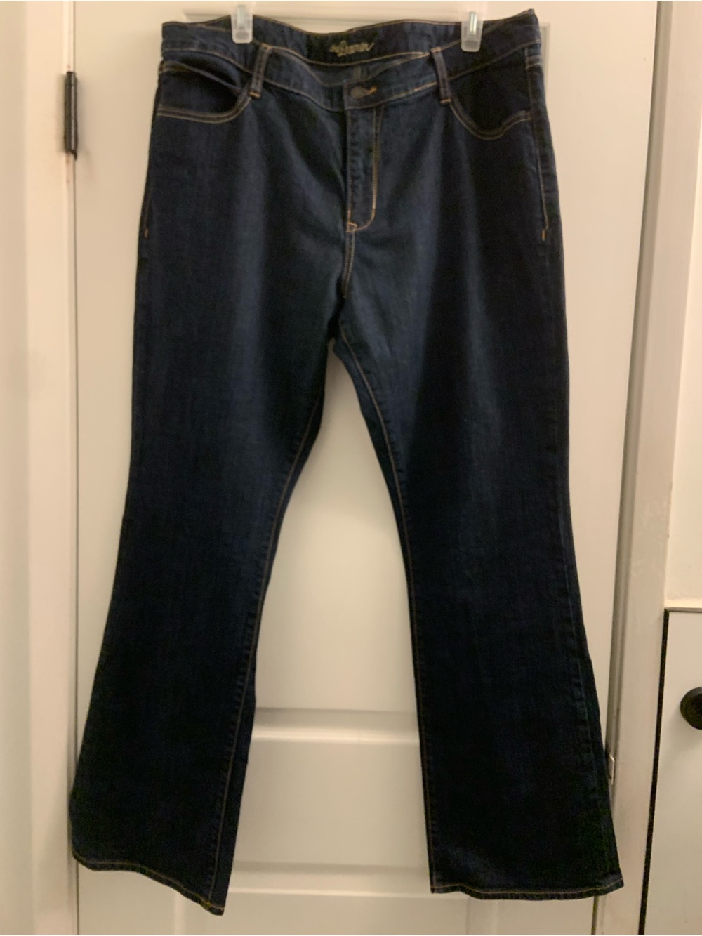 Old Navy Dark Indigo Flare Jeans - Classic Five-Pocket Denim
